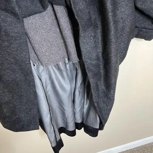 Women's Vintage Coat Wool 4x Peter Pan Round Color Long Preppy Classic Botany Gray