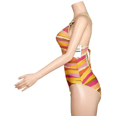 Becca Canyon Sunset One Piece Swim, Orange Multi, Large