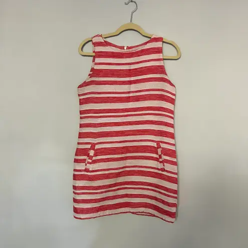 Cupcakes and Cashmere Athena Red White Striped Sleeveless Dress