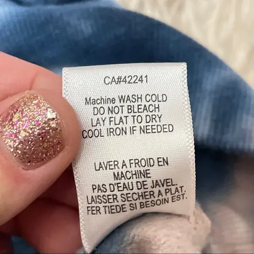 Young Fabulous and Broke  tie dye snap hoodie m/l