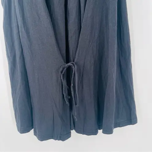 MICHELLE BY COMUNE Tank Moon Child Extra Small Swing Tie Back Boho Astrology NWT Black Size XS