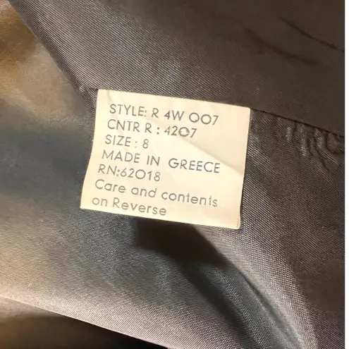 Rafaella Vintage Womens Blazer Sz 8 Houndstooth Wool Blend Jacket Made in Greece