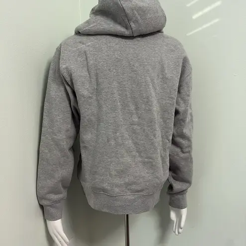 Quince Women’s Heavyweight Fleece Organic Cotton Boyfriend Hoodie Heather Gray - Image 8