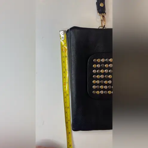 Olivia Miller Olivia Miller Black Soft Wallet Wristlet 3 Studded Colors