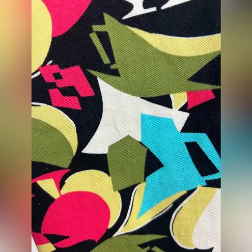 Becky & Max Retro Abstract Print Dress Bold Y2K Aesthetic Fun Flirty Size 6