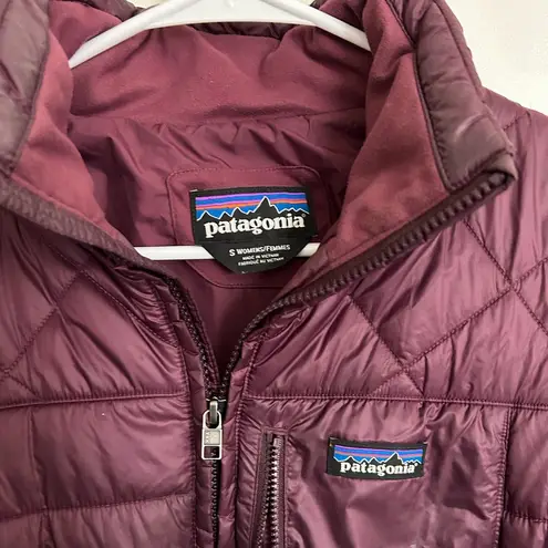 Patagonia  | women’s nano puff‎ parka size small in night plum