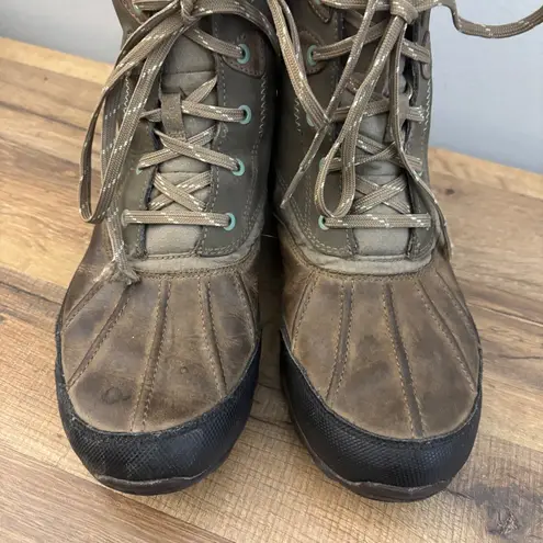 Ahnu Sugar Peak Insulated Waterproof Winter Snow Boots Women’s Brown Size 9