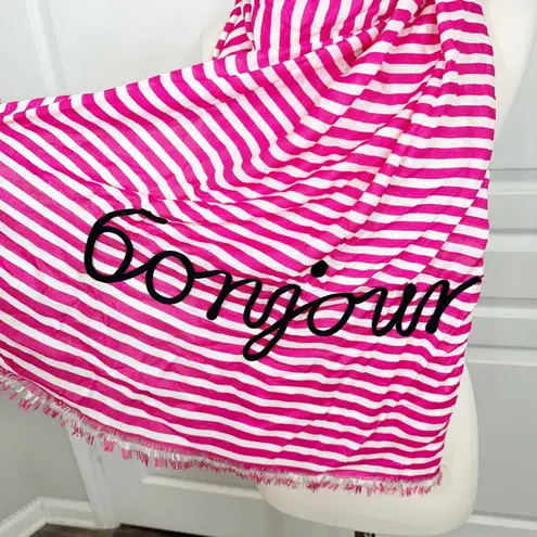 Kate Spade  ooh la la embroidered paris scarf