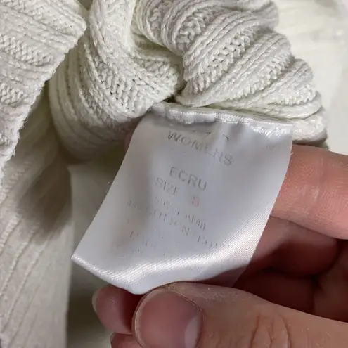 Woolrich mock neck quarter zip ribbed sweater sz S