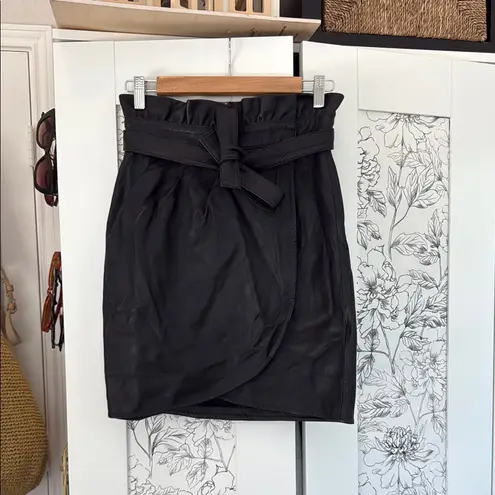 Ba&sh jupe luna leather skirt