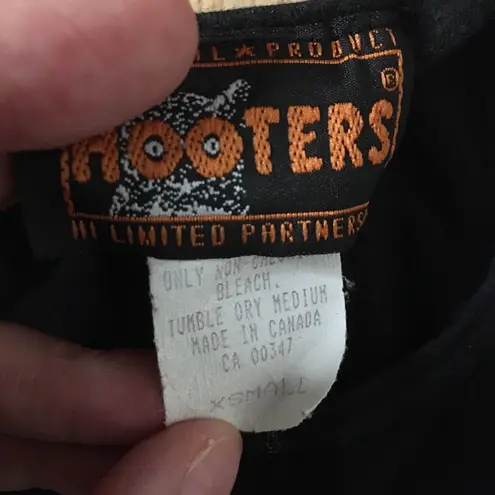 Hooters B61 Girl Worn Rare Vintage Uniform Football Tank Philly PA Stretchy Xs