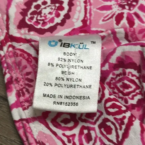 IBKUL 15” Terra Print Swing Golf Skirt Skort Pink Size Large