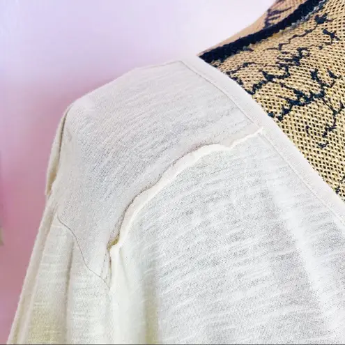 New Directions Curvy Slub Knit V