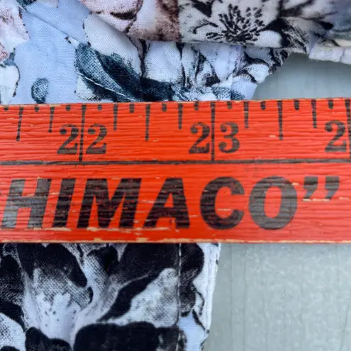 Ricky Singh Blue Floral Hawaiian Button Up T-shirt