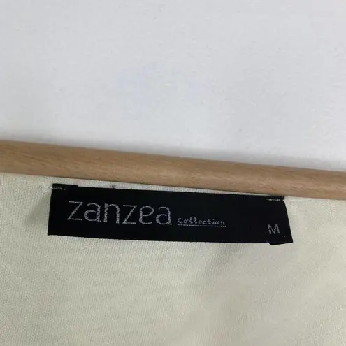 Zanzea Collections Cream Off-White Lace Detail Mini Dress Women's Size Medium M