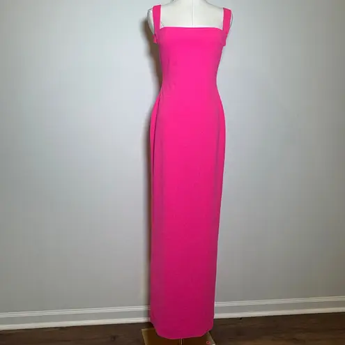 Solace London Joni Maxi Dress Magenta Pink Sleeveless Size US 6 UK 10
