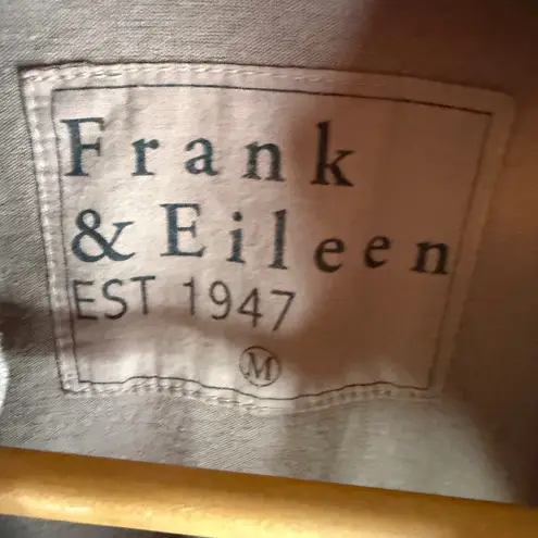 Frank & Eileen Charlotte Perfect Polo Heritage Jersey Cotton Shirt Womens Med