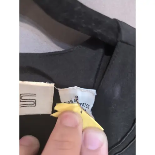 Chaus Women's Black Beaded Jacket, Size 6, Evening Jacket, Office Cardigan Size M