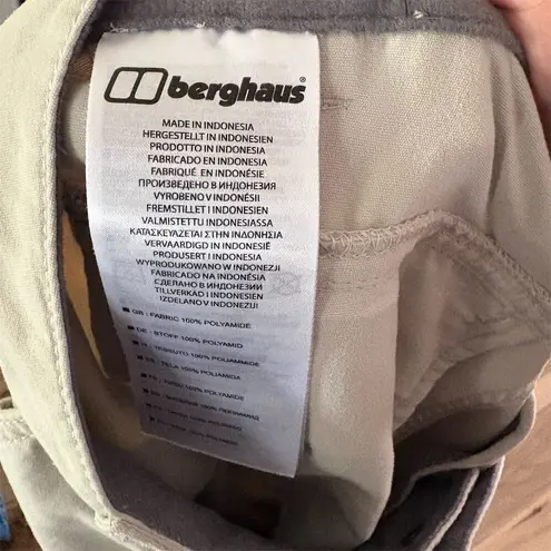 Berghaus Women's Beige Cargo Pants Size 8 Outdoor Gorpcore Hiking Camping Tan