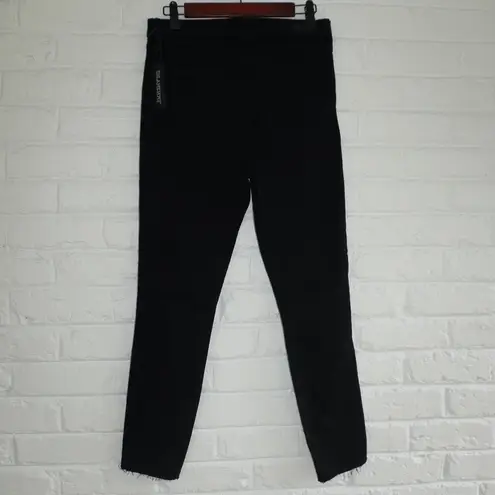 BlankNYC Stripe Cropped Raw Hem Jeans 29 NWT New Womens