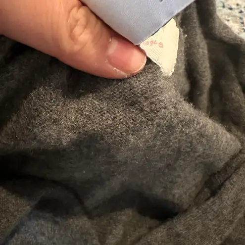 Design History deep v neck faux wrap 100% cashmere sweater