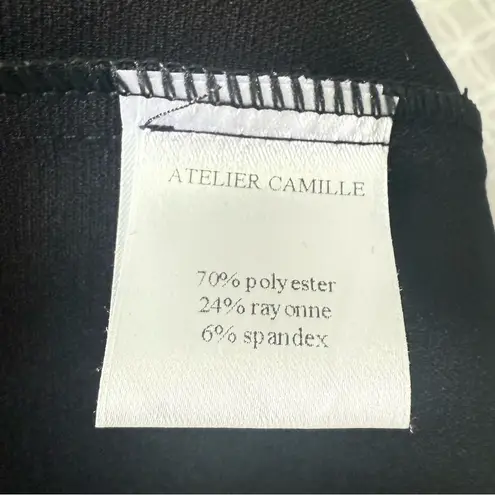Atelier Camille Robe Marguerite noire Dress Size S Black