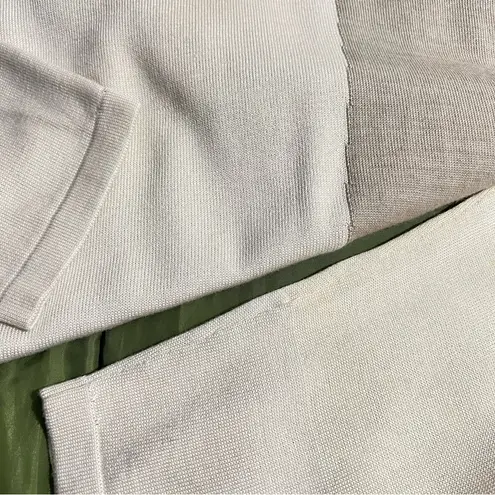 Lafayette Color block sweater silk wool blend :Box H: Tan