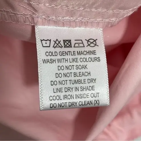 Meshki AMARA Parachute Pants Baby Pink Size SMALL Cargo Pocket Toggle Drawstring