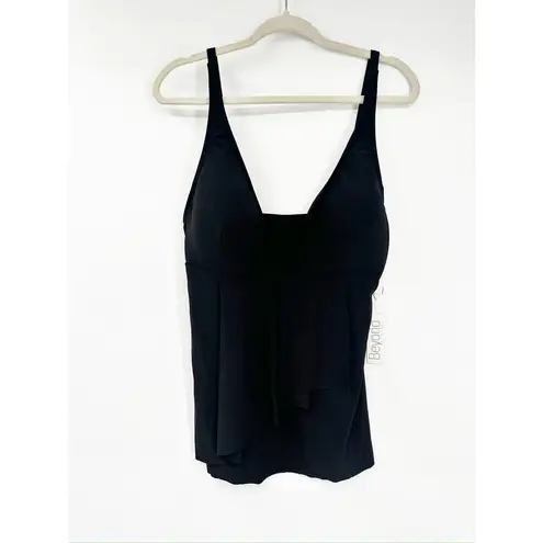 Beyond Swimwear Solid Essentials Black V