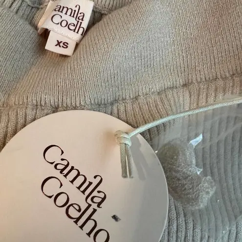 Camila Coelho | Tristan Pant in Tan | Size XS