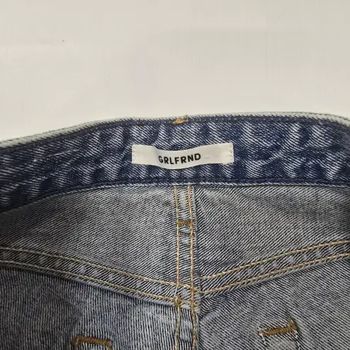 GRLFRND Karolina Distressed High-Rise Skinny Jeans