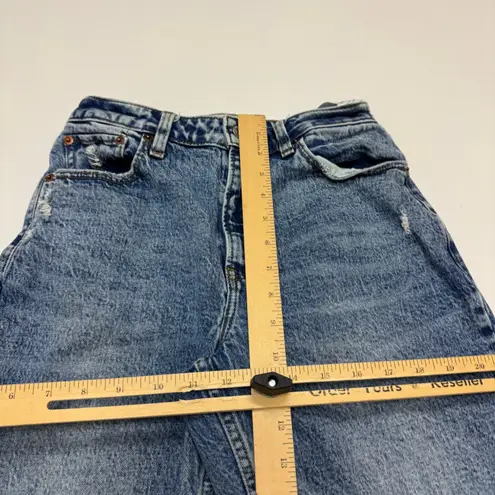 Abercrombie & Fitch Abercrombie Fitch Jeans Womens Size 27 4 Short Blue The Mom High Rise Curve Love
