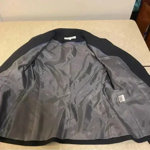 Calvin Klein  Navy Blue Short‎ Singe Button Blazer Jacket size 2