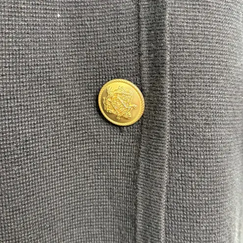 J Crew Giselle Long Sweater Blazer, Dress Navy XXS Black