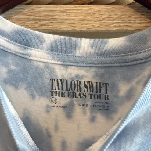 Taylor Swift Official Eras Tour Tie Dye Oversized Muscle Tee Tank Shirt, M