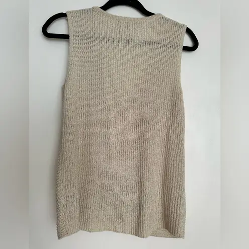 Marled Reunited Knotted Sweater Vest Top