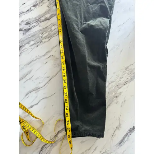 LOFT Modern Corduroy Pants Women’s Size 18 Green Stretch Mid Rise 5