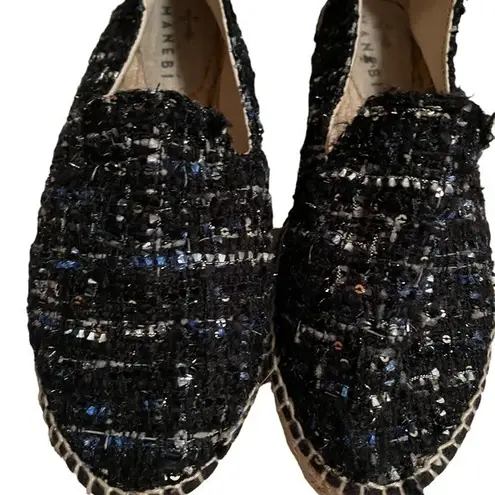 Manebi Women's Hamptons Espadrille Flat Size 9.5 Blue