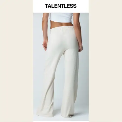 Talentless Cream Women's Pants- cross listed on Mercari!