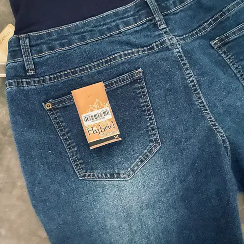 Hybrid Super Comfy Stretch Women's Skinny Maternity Capri