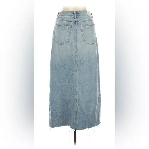 Pistola Anthropologie Alice High Rise Midi Denim Skirt