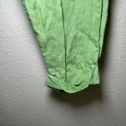 United Colors Of Benetton United colors of Benetton green linen pants joggers women's XS summer casual