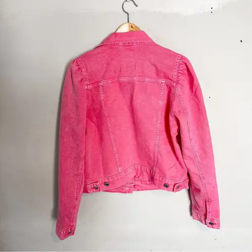 Gap Barbie  Jean Jacket Pink Puff Sleeve - Adult Medium NEW