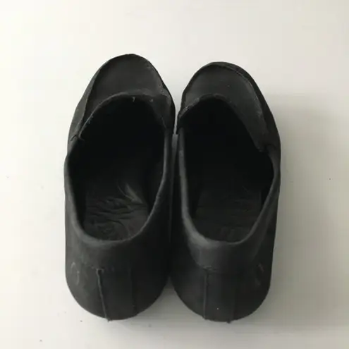 Born Flats Loafers Slip On Shoes Black Leather Size 7.5