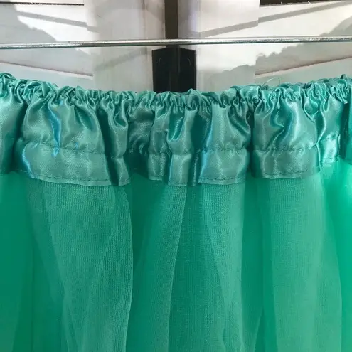 Aqua Green Lace Tutu Skirt Size Small Medium