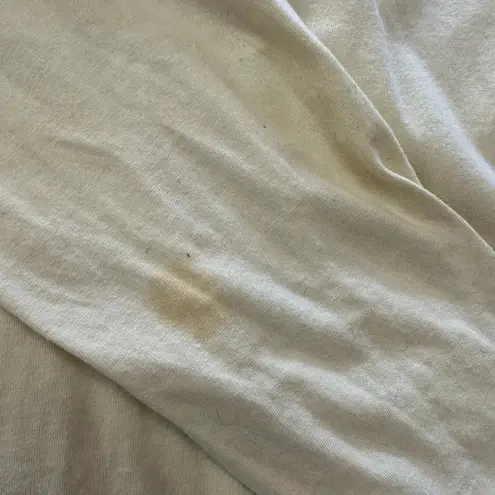 QUIET STORM SURF SHOP Y2K graphic tee. Pale yellow, pastel whale, XL, 23β P2P Yellow