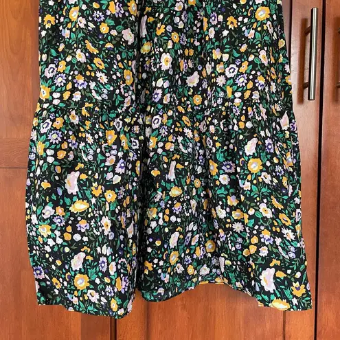 Tuckernuck Hyacinth House by Samantha Midi Dress Floral Smocked Size Medium NEW