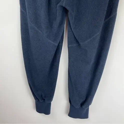 Free People Movement Radiant Joggers Sz Small Blue Terry Cloth Pants