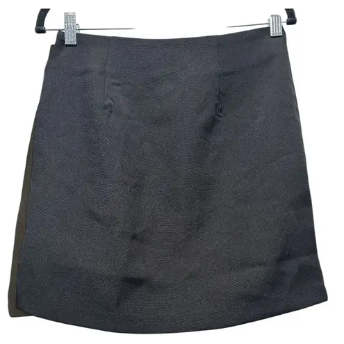 VERO MODA Black Mini Skirt - Size S - Rhinestone Tassel Detail (NWT)