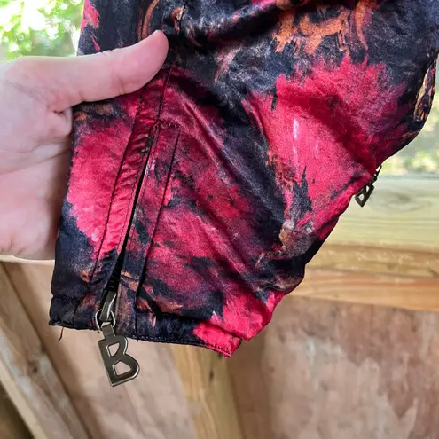 Bogner Women's Vintage Red And Black Ski Jacket Size 10